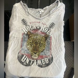 William Rast Rock N Roll Untamed T Shirt size L